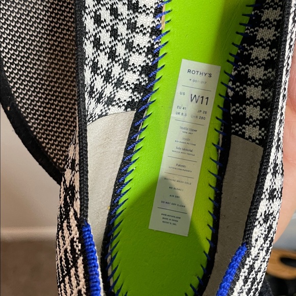 Rothy’s | Women’s Round Toe Flats in Picnic Gingham Size 11 - Picture 7 of 7